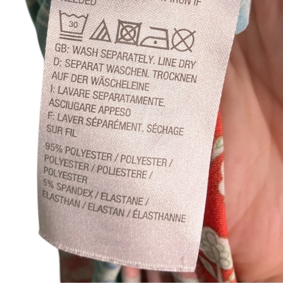 Belle by Kim Gravel Floral Boho Print Knit Top Paisley Tapestry Popover Green 2X - Picture 6 of 6